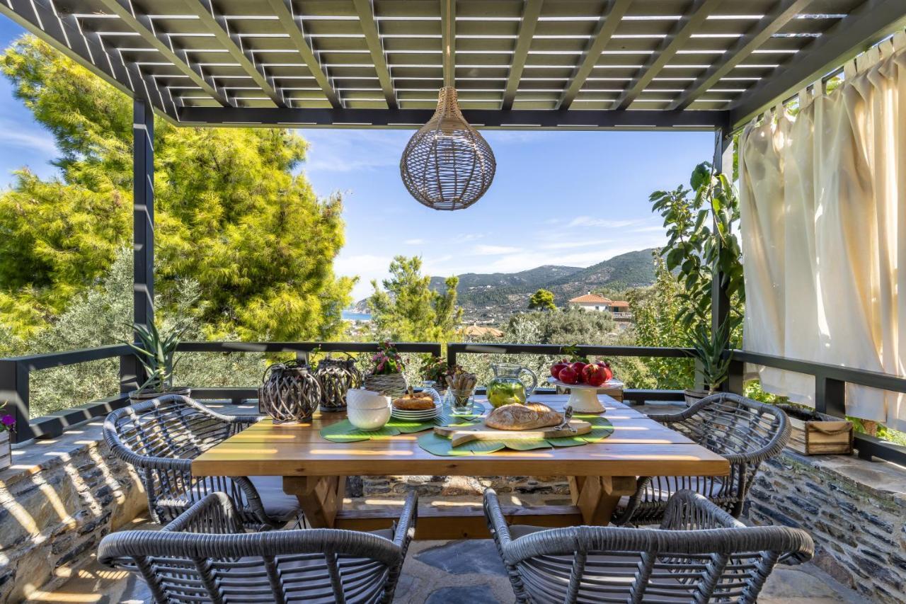 Villa Politimi Luxury Retreat Скопелос Екстер'єр фото